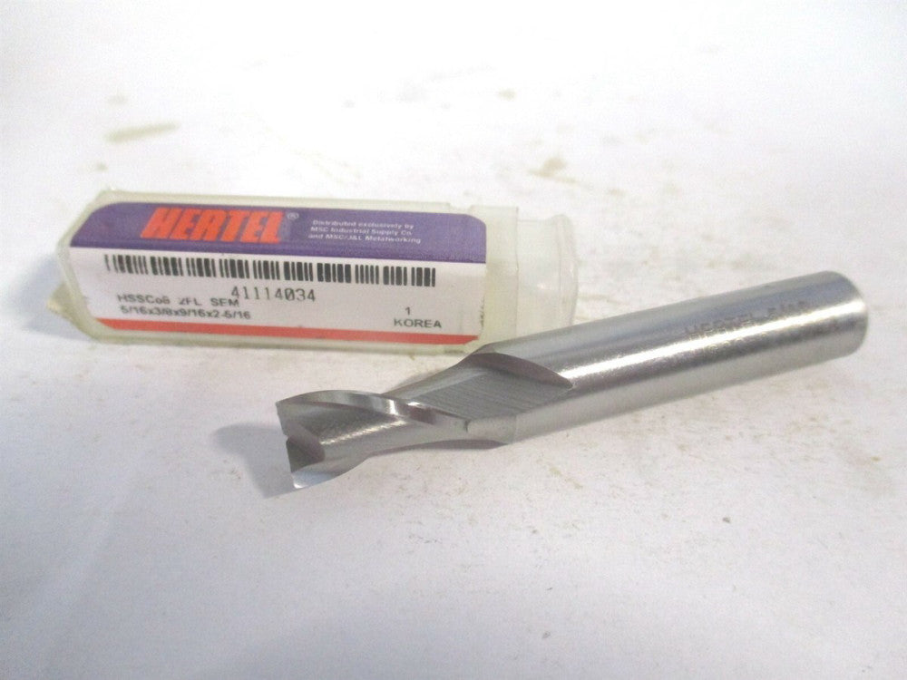 (E2030020) 5/16" x 9/16" x3/8" x 2-5/16" OAL 2 Flute Cobalt Square End Mill 