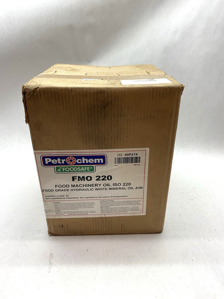 Petrochem 40P274 Foodsafe FMO 220 Food Machinery Oil ISO 220 5 Gallons