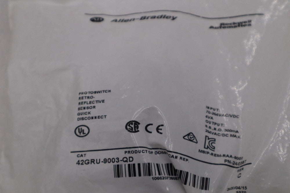 NEW Allen-Bradley 42GRU-9003-QD Series C Photoswitch Sensor STOCK H494A