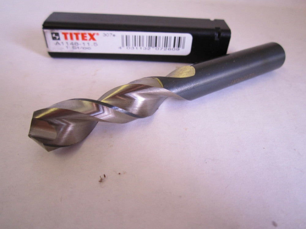 Titex (5057130) 11.5mm x 1-27/32" HSS Drill Bit 