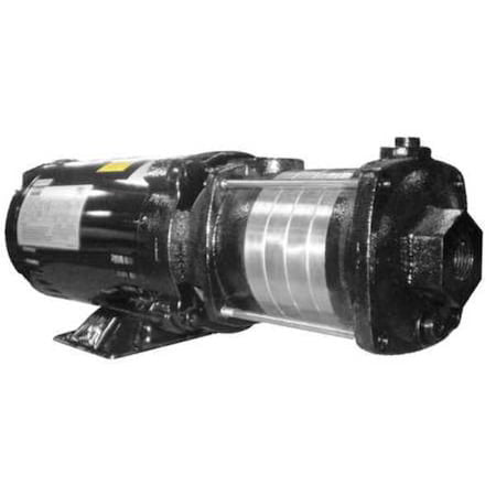 Dayton 5Uxg3 Booster Pump, 2 Hp, 208 To 240/480V Ac, 3 Phase, 1-1/4 In Npt