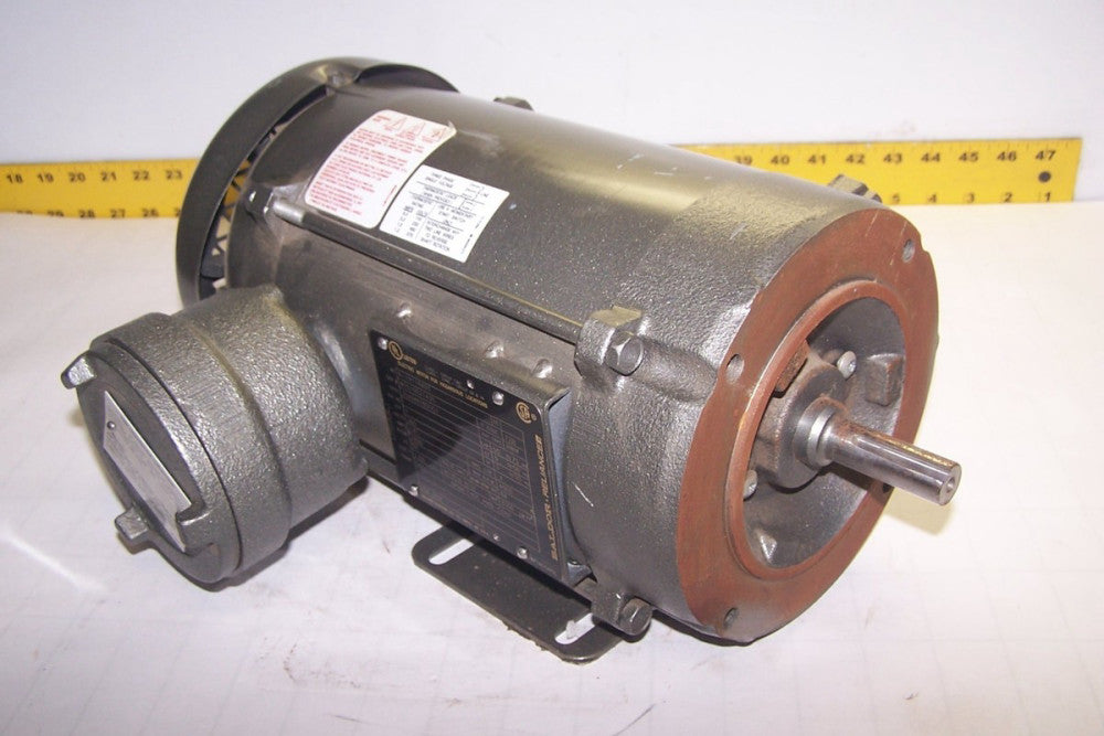 NEW BALDOR 1 HP ELECTRIC AC MOTOR 380 VAC 2850 RPM 56C FRAME 3 PHASE B-19116993