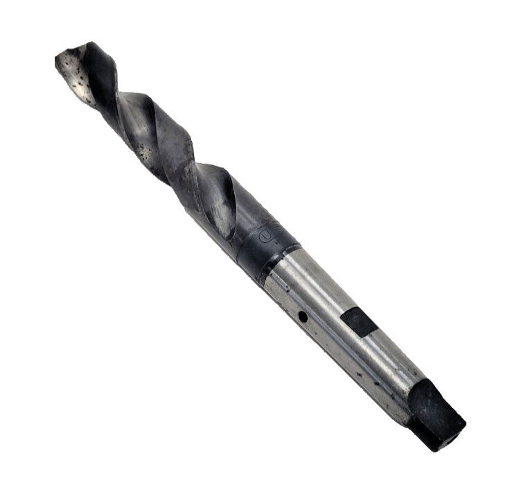 UTD, #3 MORSE 2 SPIRAL FLUTE 1.007" DRILL BIT 161, COOLANT THROUGH, OAL 10-1/2"