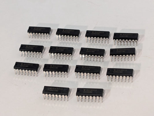 24 Texas Instruments CD4020BE CMOS Ripple-Carry Binary Counter IC Chips