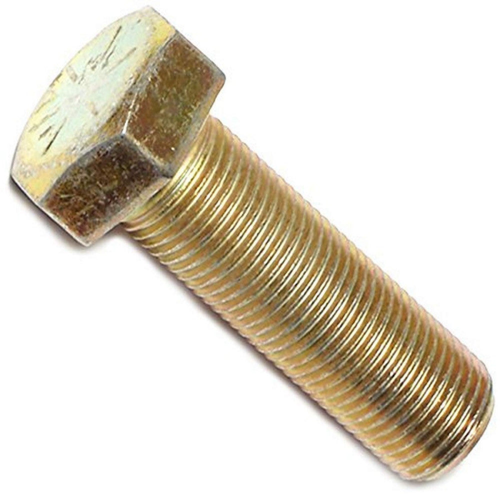 014973254841 Grade 8 Fine Hex Cap Screws, 5/8-18 x 2, Piece-10, yellow