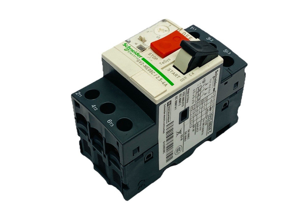 Schneider Electric GV2-ME08C Manual Motor Starter 2.5-4A