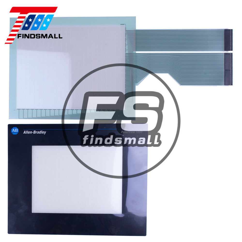 Touch Screen Glass & Protective Film for AB 1000 2711-T10C1 thru 2711-T10C20