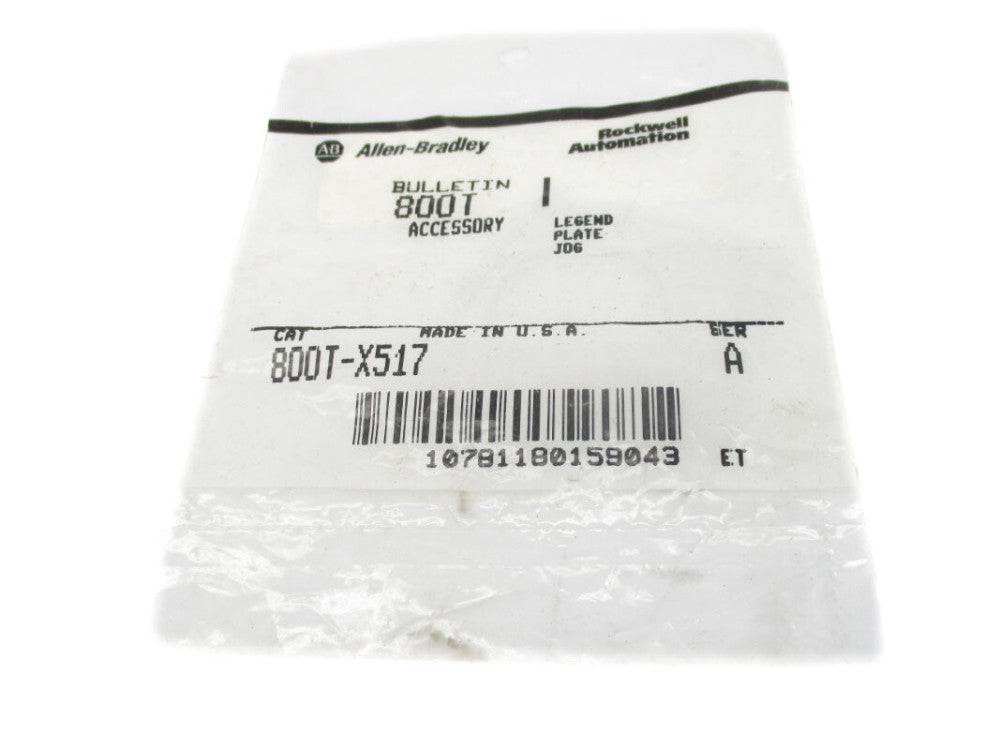 ALLEN BRADLEY 800T-X517 SER. A NSMP