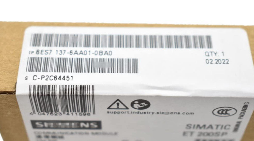 NEW In Box SIEMENS 6ES7137-6AA01-0BA0/ 6ES7 137-6AA01-0BA0 Simatic ET 200SP