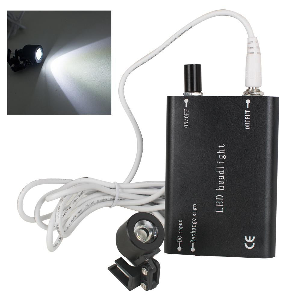 Professional Portable Binocular Loupes with Head Lamp for Dental Surgery