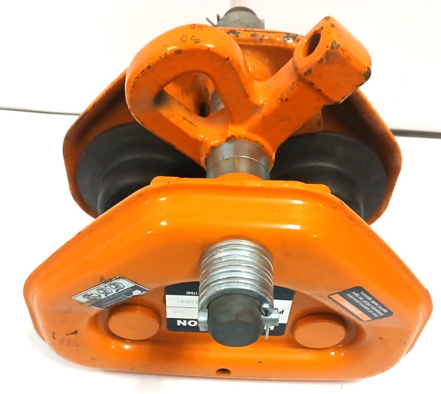 HARRINGT0N PT010 1 TON PUSH TROLLEY 2000 LB CAPACITY MODEL TF2-706 MANUAL