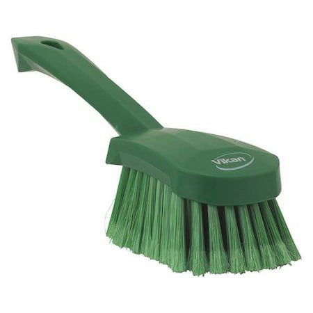 Vikan 41942 3 In W Scrub Brush, Soft, 5 57/64 In L Handle, 4 1/2 In L Brush,