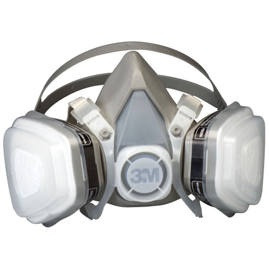 3M Dual Cartridge Paint Respirator Assembly Medium Size Half Facepiece 7192