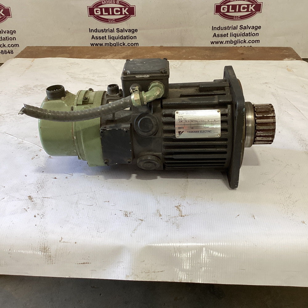 Okuma Yaskawa UGCMED-08-0K65 CUP Servomotor 1750 RPM 0.75/3.75kW 144V