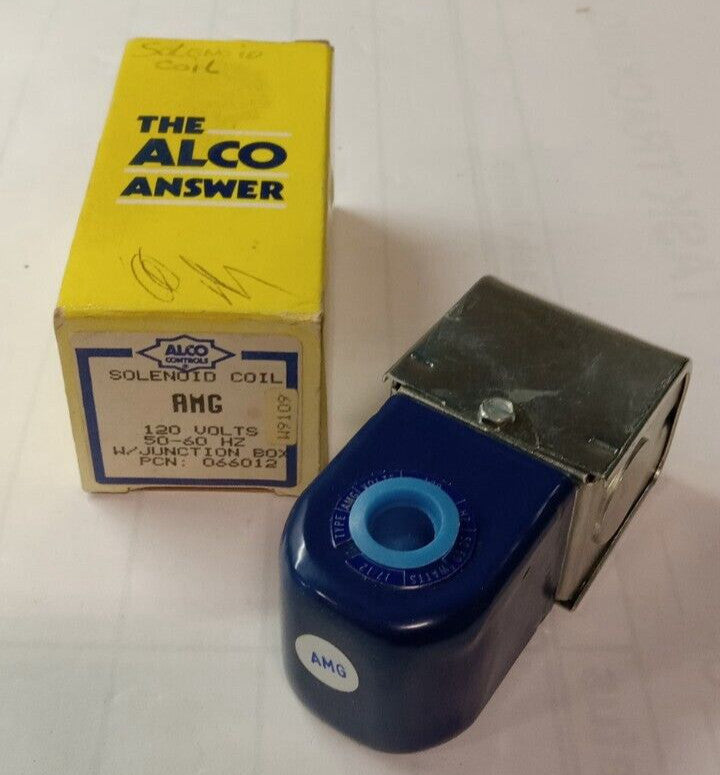NEW ALCO CONTROLS AMG SOLENOID COIL W/ JUNCTION BOX 120V 066012