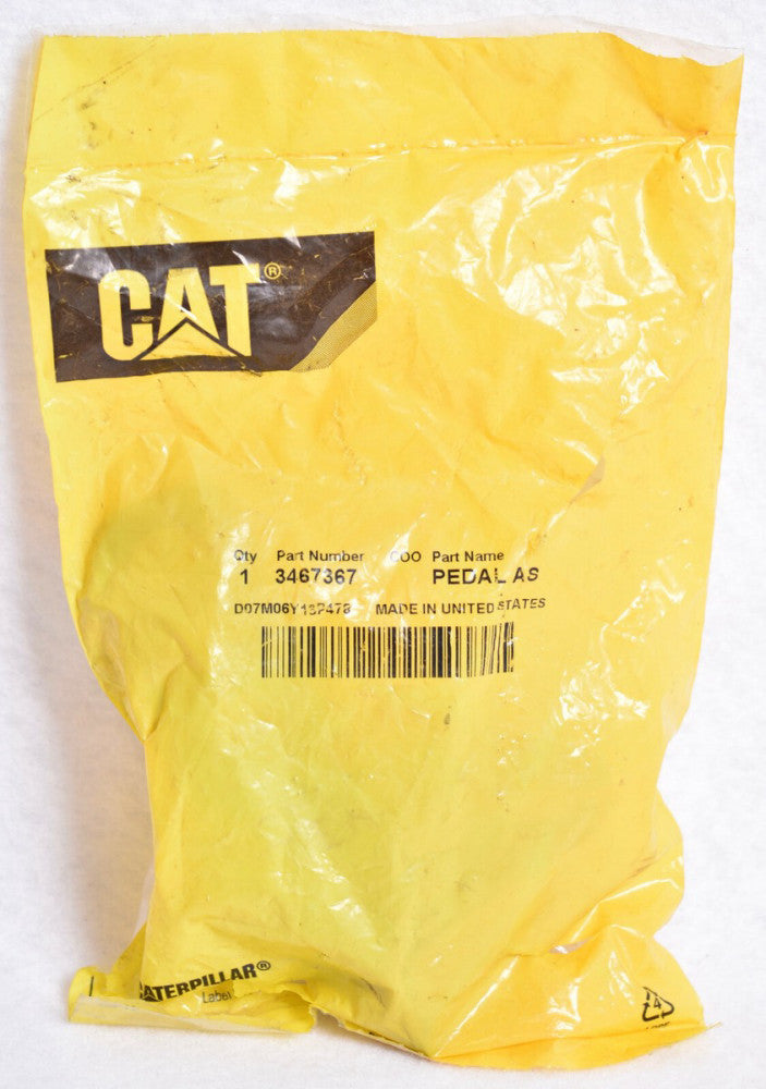 OEM CAT Caterpillar Pedal Assembly  346-7367  Factory Sealed