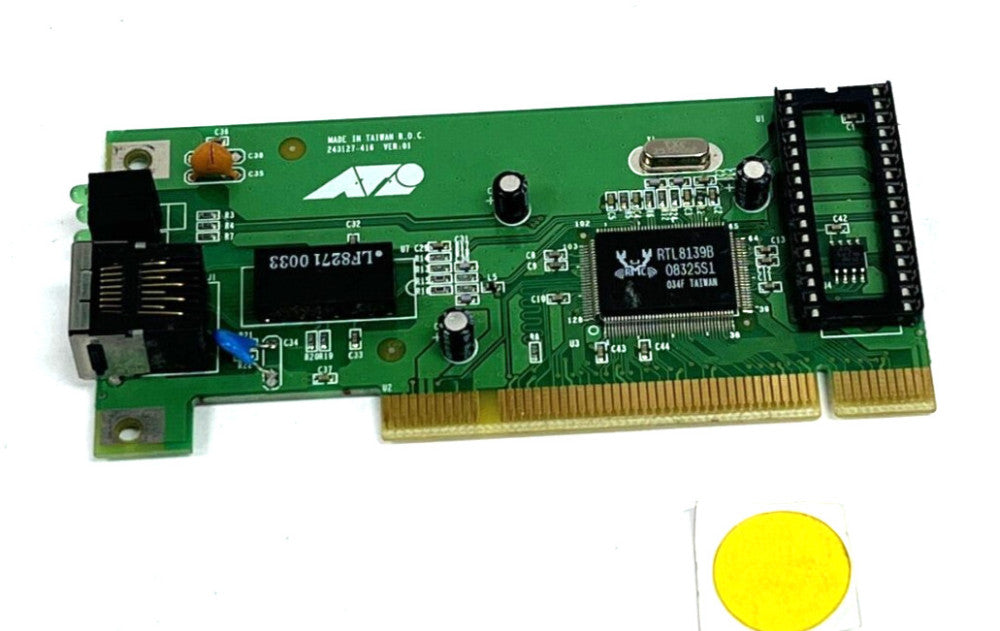 ALLIED TELESIS AT-2500TX V2 243127-416 ETHERNET ADAPTER AER 01 OAL 4-7/8"