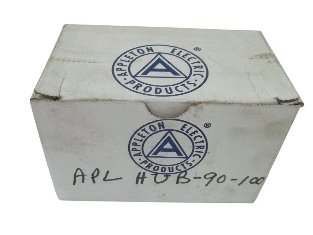 LOT OF 5 APPLETON HUB-90100 1" MALL IRON CONDUIT HUBS NSMP