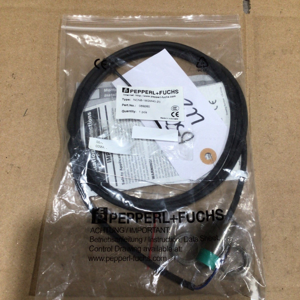 PEPPERL+FUCHS Inductive Proximity Switch NCN8-18GM40-Z0, NOS
