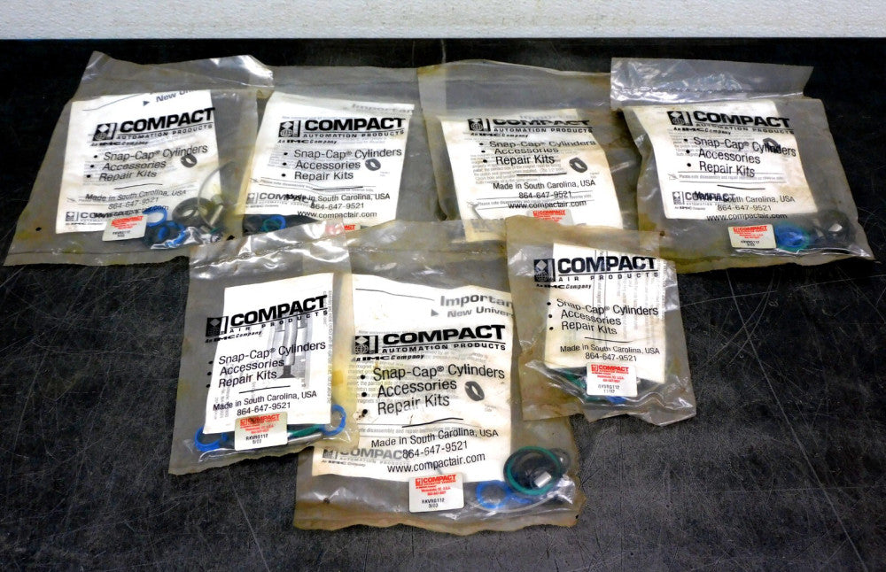 Lot of Seven (7) Compact Automation Air RKVRG112 Universal Seal Repair Kits