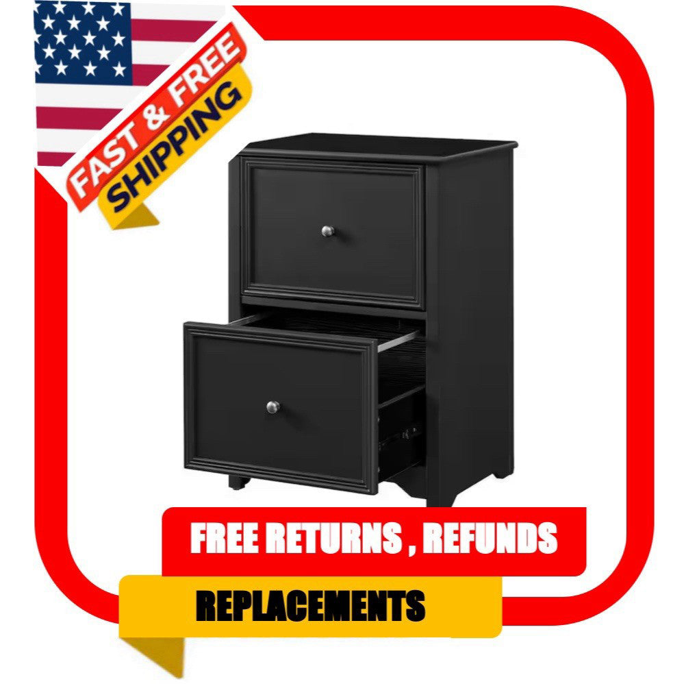 Home Decorators Collection Bradstone 2 Drawer Charcoal Black File Cabinet