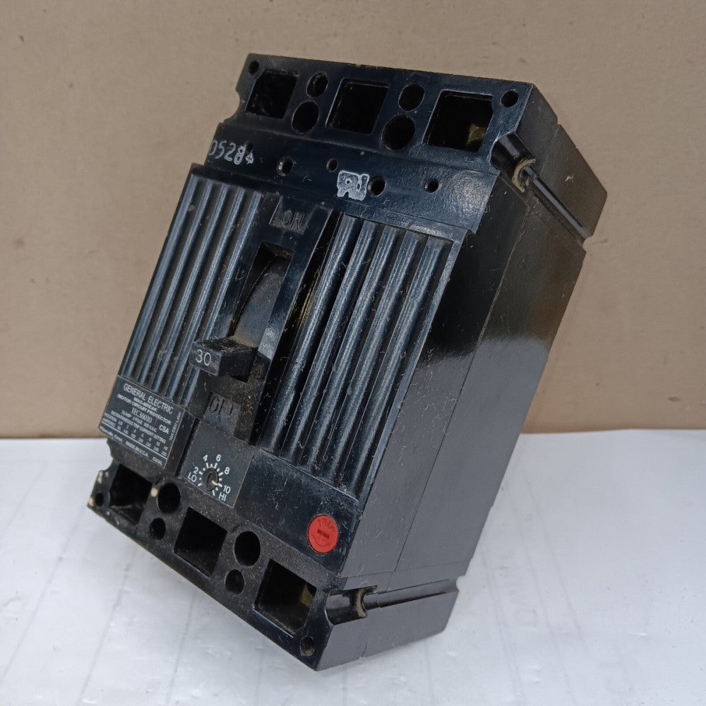 GE 30 AMP MOTOR CIRCUIT PROTECTOR 3 POLE 600 VAC TEC36030
