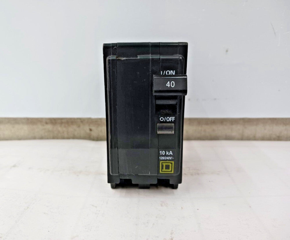 Square D 40 Amp Plug-In/On Circuit Breaker 2 Pole 120/240 VAC QO240