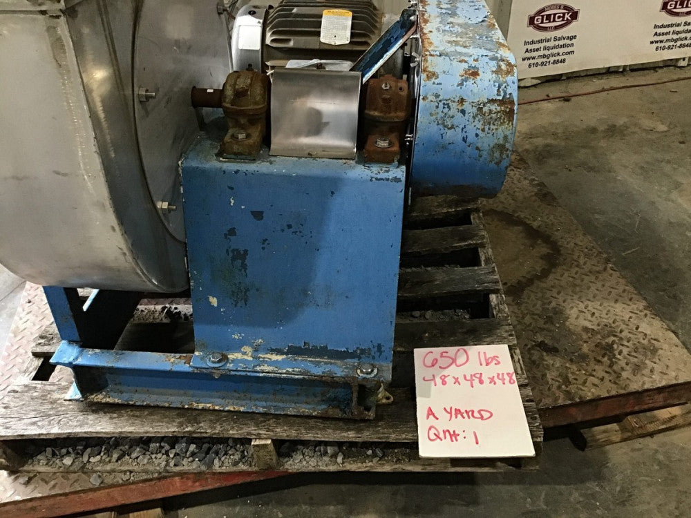 Bayley Centrifugal Fan Blower Size 56 with Baldor Reliance Motor