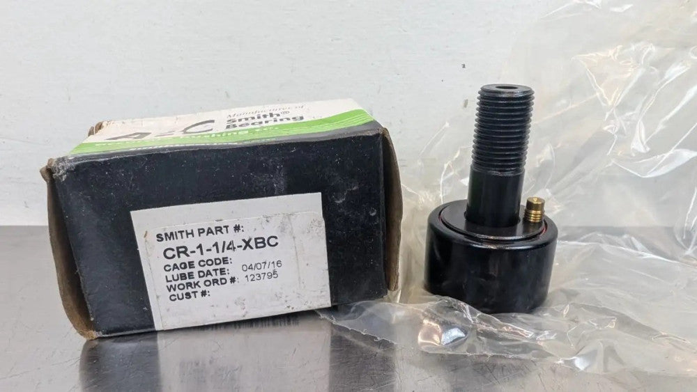 Smith Bearing CR-1-1/4-XBC Cam Follower 123795 1.25" OD .75" Wide x 0.5" Long