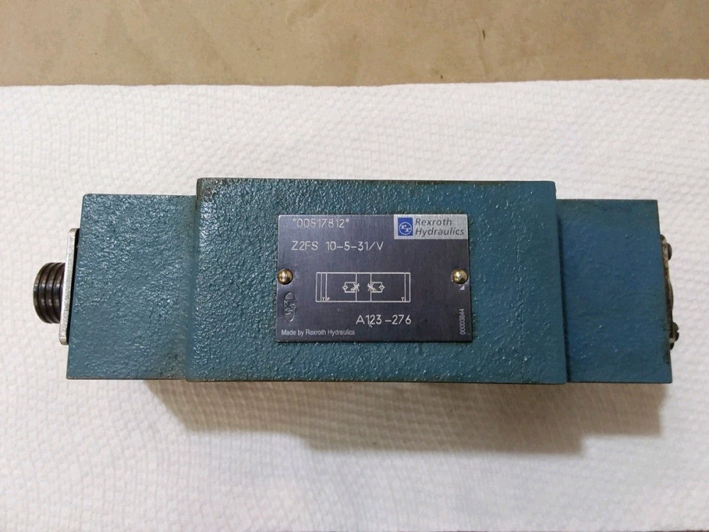 REXROTH Z2FS 10-5-31/V THROTTLE CHECK VALVE 00517812