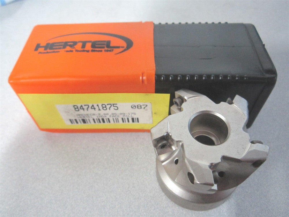 (84741875) 3/4" x 1-3/4" x 2" HMC HFCR RH Indexable Square-Shoulder Face Mill 