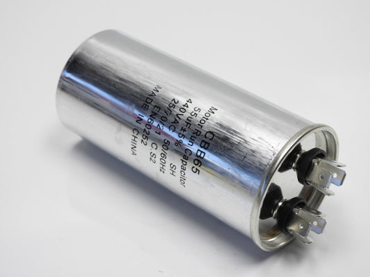 (10-Pack) CBB65 Motor Run Capacitor 5+55 uF 440 VAC 50/60Hz Round Shaped