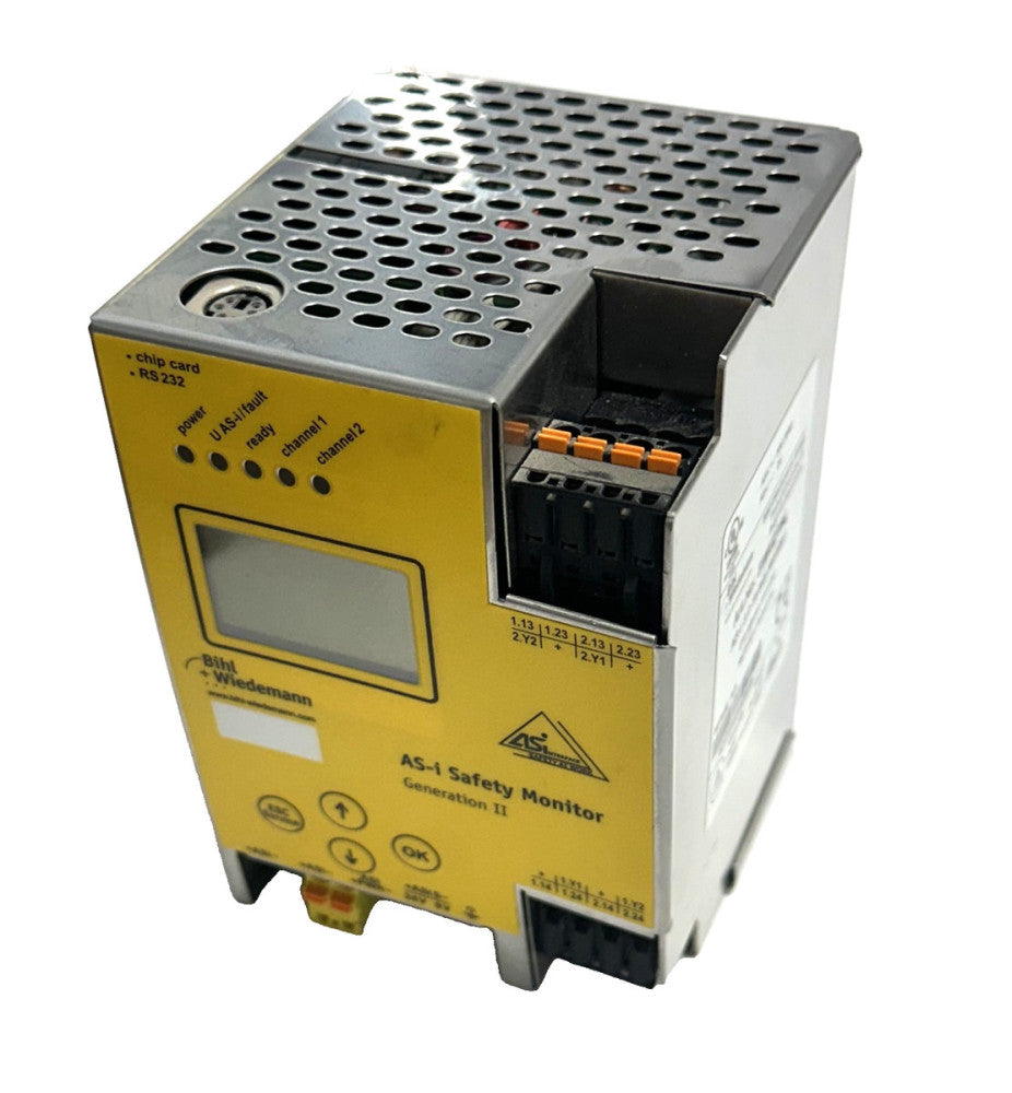 BIHL+WIEDEMANN BWU2186 AS-I 3.0 SAFETY MONITOR IN STAINLESS STEEL