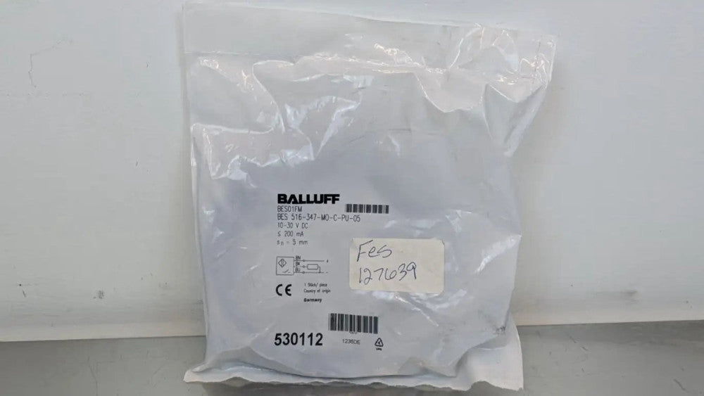 Balluff BES01FM Inductive Proximity Sensor BES 516-347-MO-C-PU-05 5mm