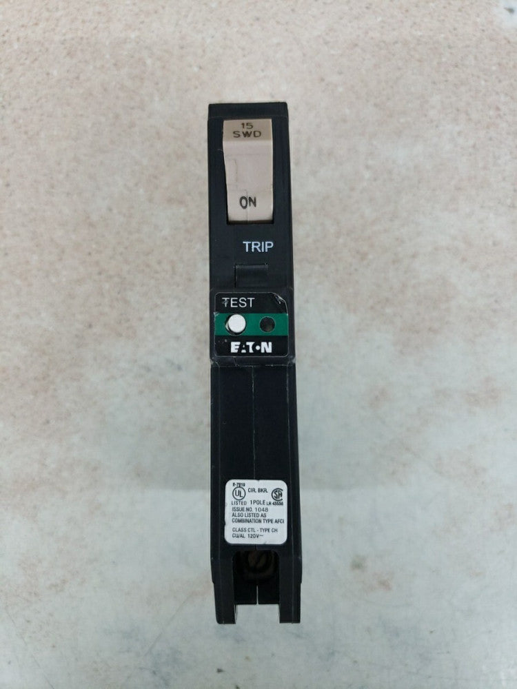 1) New Take Out! Eaton CHFP115AF Single Pole 15 Amp Arc Fault Circuit Breaker