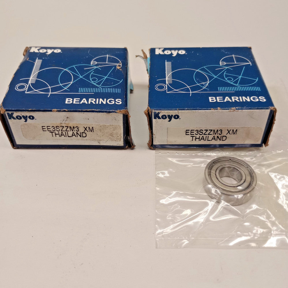 Koyo EE3SZZM3 Ball Bearing XM Double Shielded EE3S ZZ (Pack of 2)