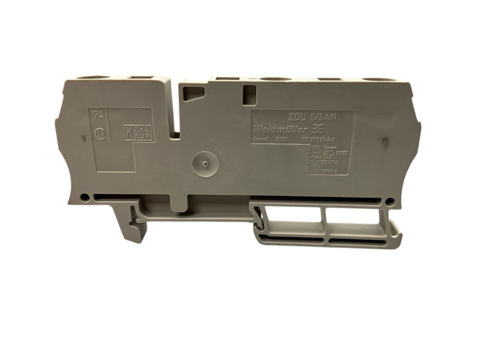 BOX OF 15 WEIDMULLER 7907410000 JUMPER TERMINAL BLOCKS ZDU 6/3 AN 600V 50A