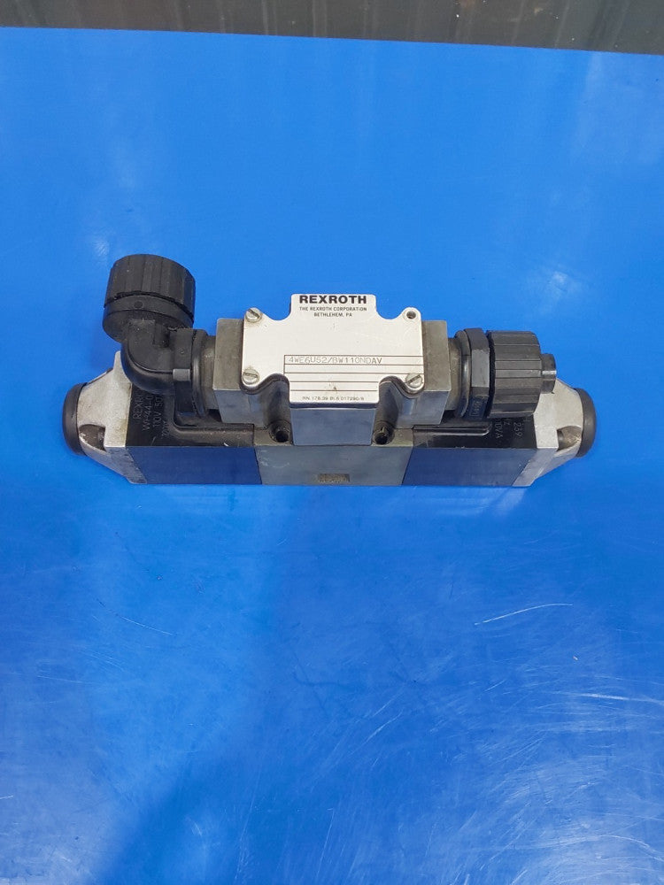 REXROTH, 4WE6U52/BW110NDAV SOLENOID DIRECTIONAL VALVE