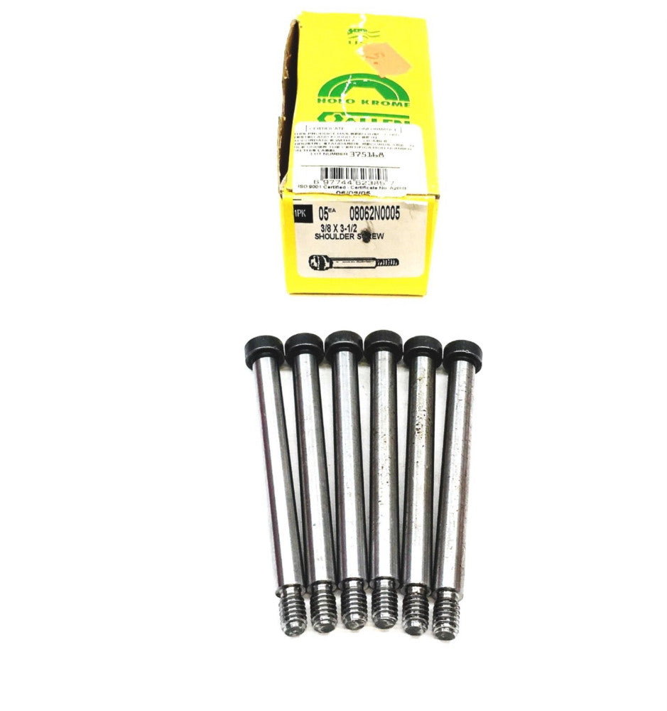 Holo-Krome 3/8 X 3-1/2 Inch Shoulder Screw 08062N0005 [Lot of 6] NOS