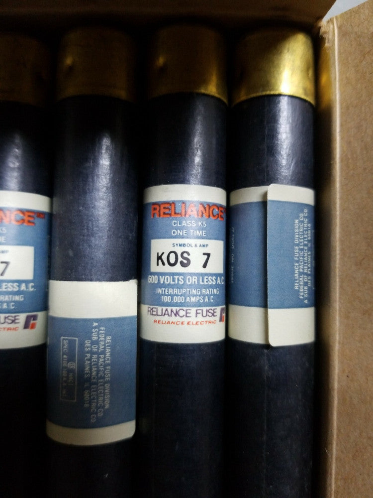 new old stock Reliance KOS 7 Fuse 