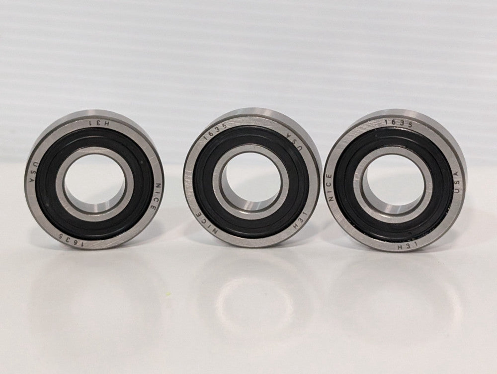 Lot of 3: Nice 1635 H31 Precision Ground 1600 Series Radial Bearings Made in USA