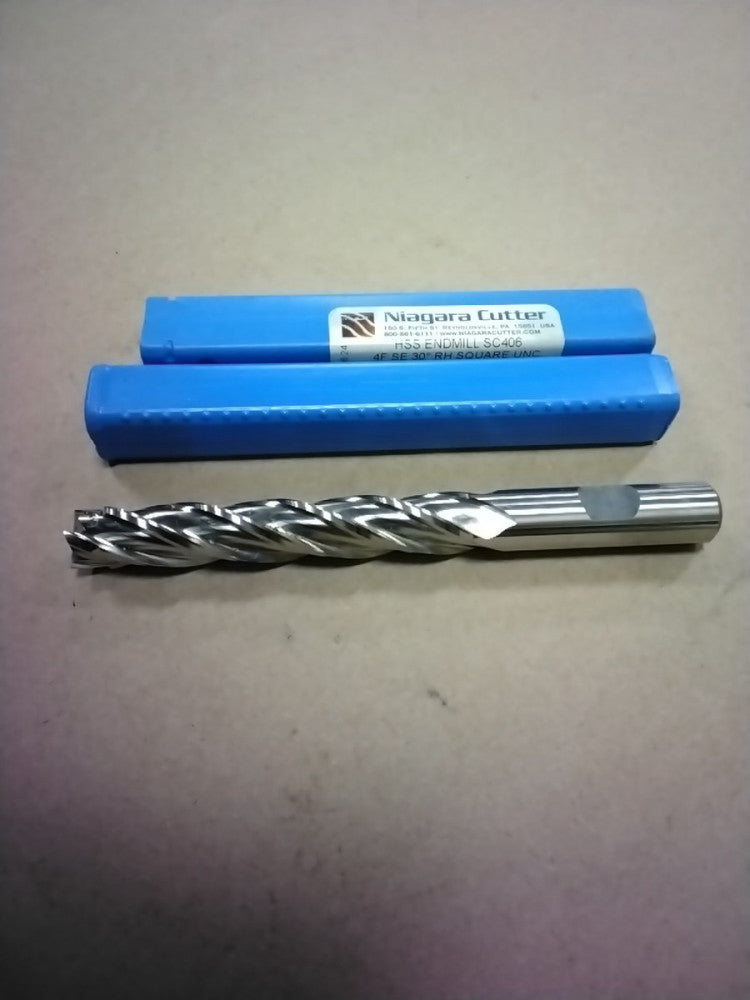 NIAGARA CUTTER # 44162 HSS Endmill SC406 1/2x1/2x3x5