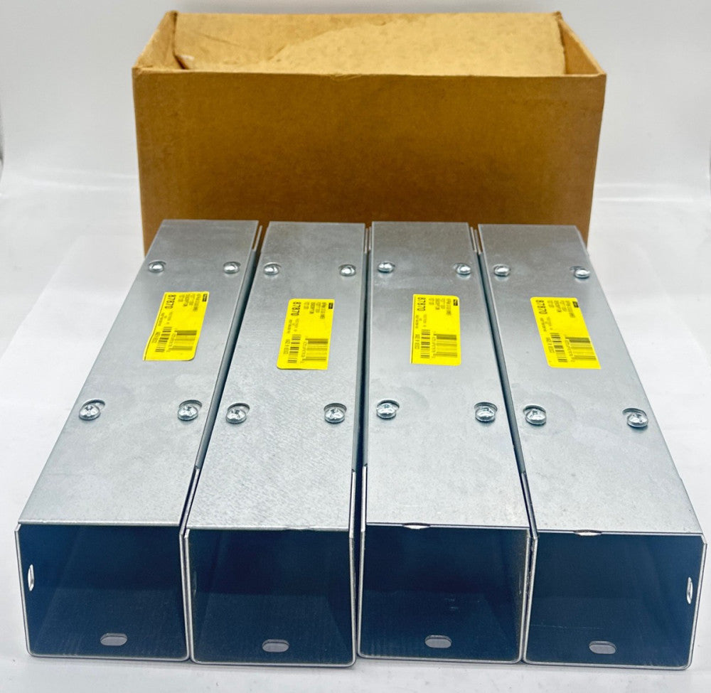 Hoffman F22T112GV Straight Section Wireway, 12" Length Lot of 4