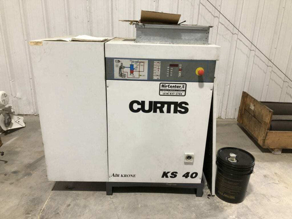 Curtis-Toledo KS 40 Rotary Screw Air Compressor 40 Hp 169 CFM