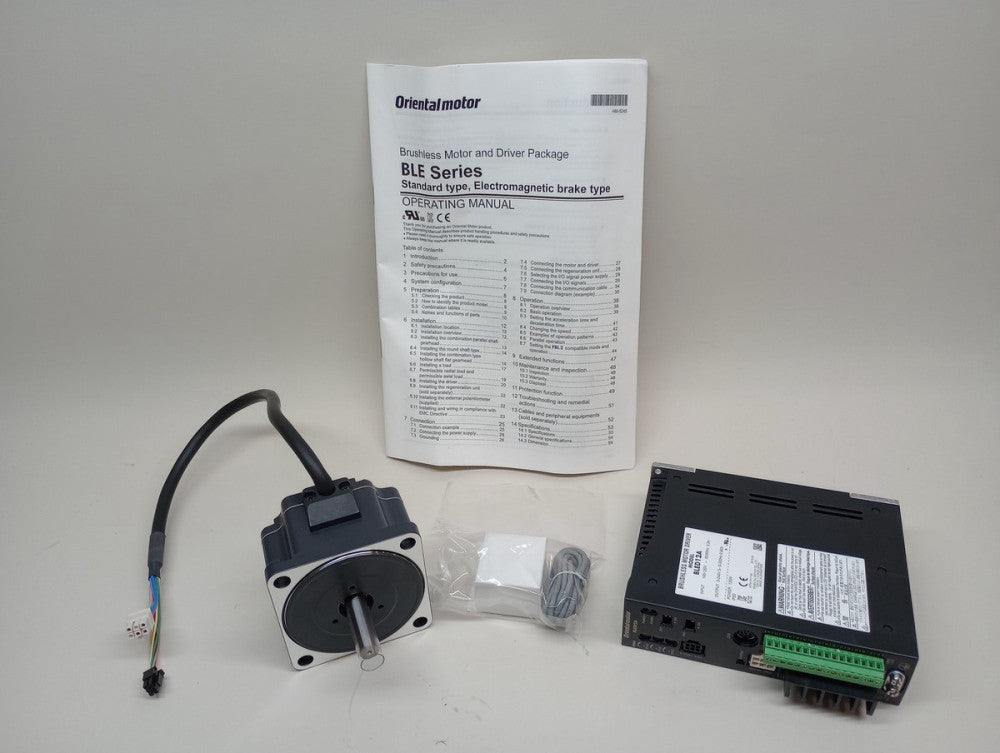 Oriental Motor BLE512AA Brushless DC Motor Control 120W 1/6 HP Single Phase