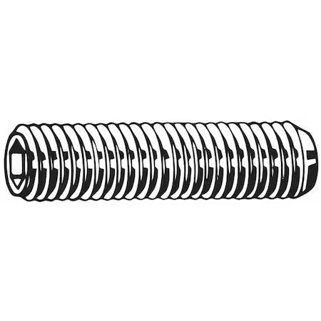 Zoro Select M07840.040.0008 Socket Set Screw,Gr M4,Cup,8Mm L,Pk100