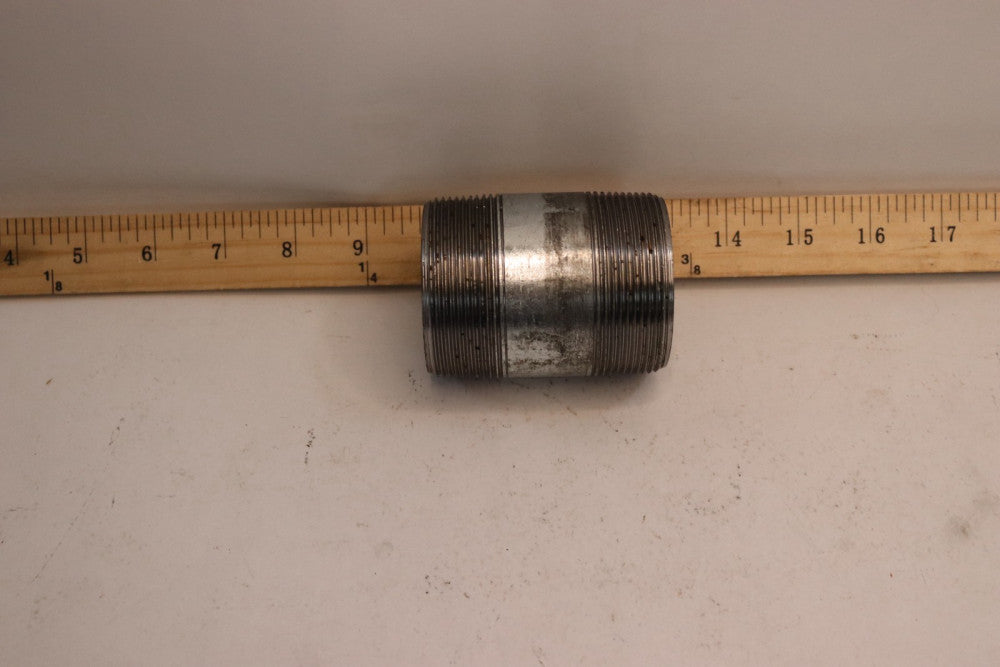 Tacoma Screw Close Nipple Galvanized Steel Schedule 40 2" X 2"  612-209