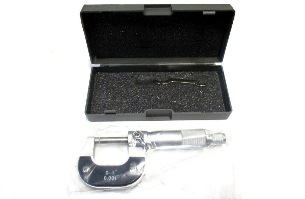 NEW (601-0001) 0" - 1" Range .001" Graduation Mechanical Outside Micrometer