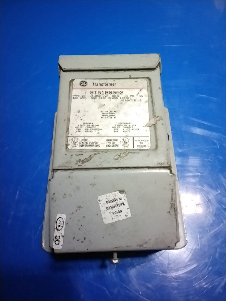 GENERAL ELECTRIC 9T51B0002 TRANSFORMER 0.050KVA 