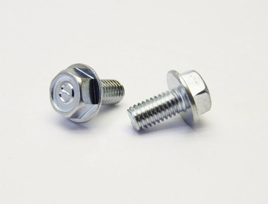 25pcs M5 x 10 8mm Head Hex Flange Bolt Trivalent Chromium 14-7083 L1539-60772
